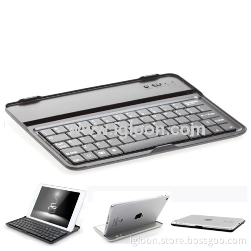 Aluminum Bluetooth Keyboard Case For Ipad Mini